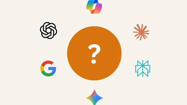Illustration of one search question routed to seven AI answer engines, each citing a different set of sources