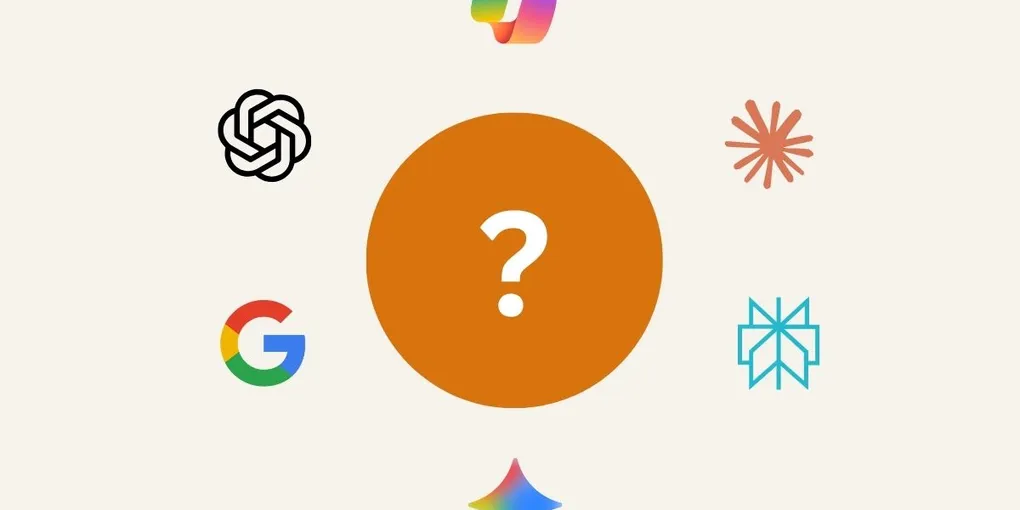 Illustration of one search question routed to seven AI answer engines, each citing a different set of sources